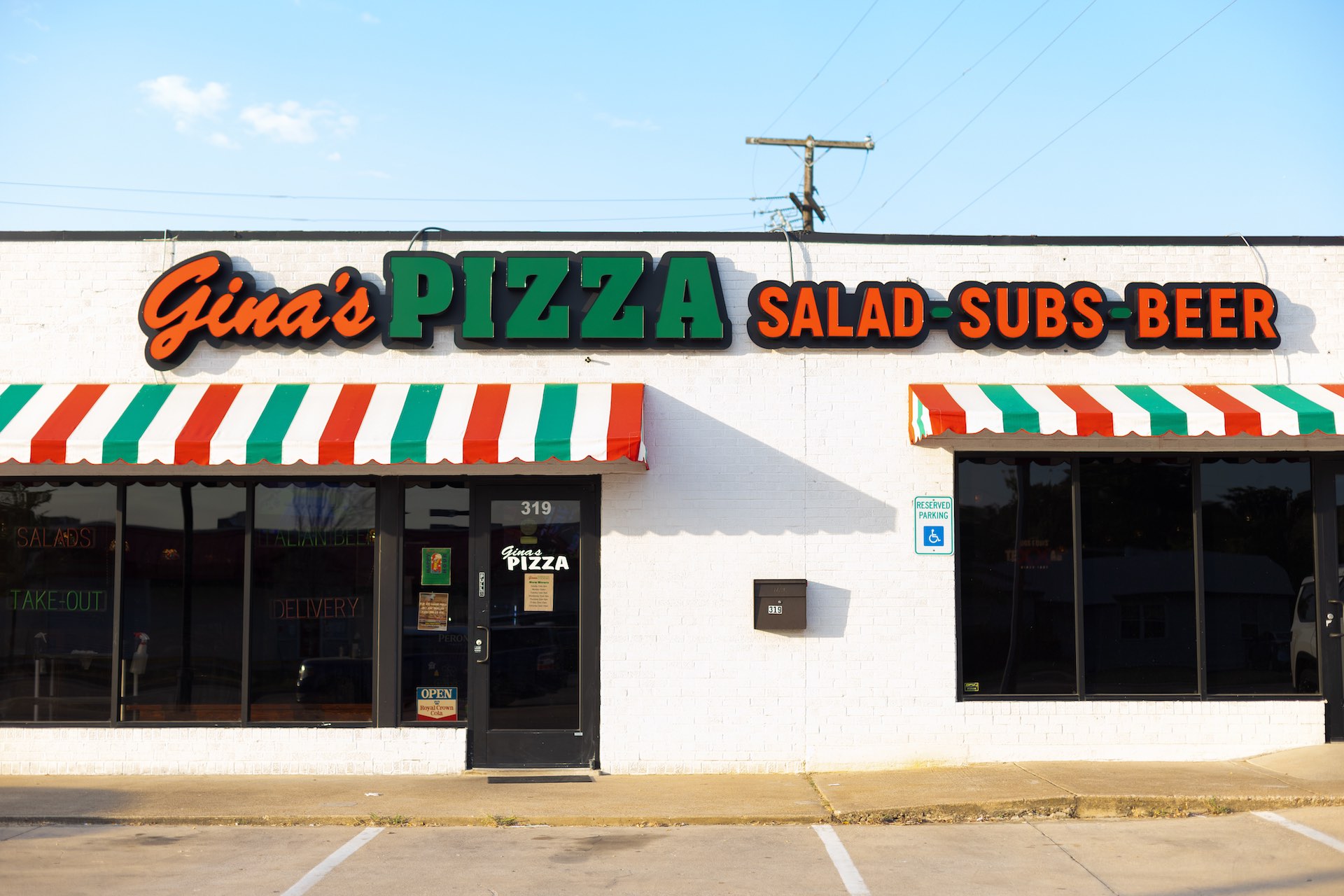 ginas pizzeria burleson texas our place restaurant