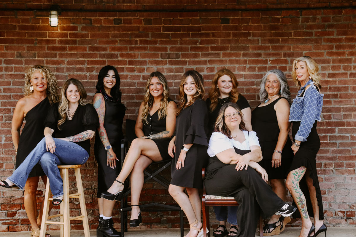main street parlor hair salon lash extensions color haircut