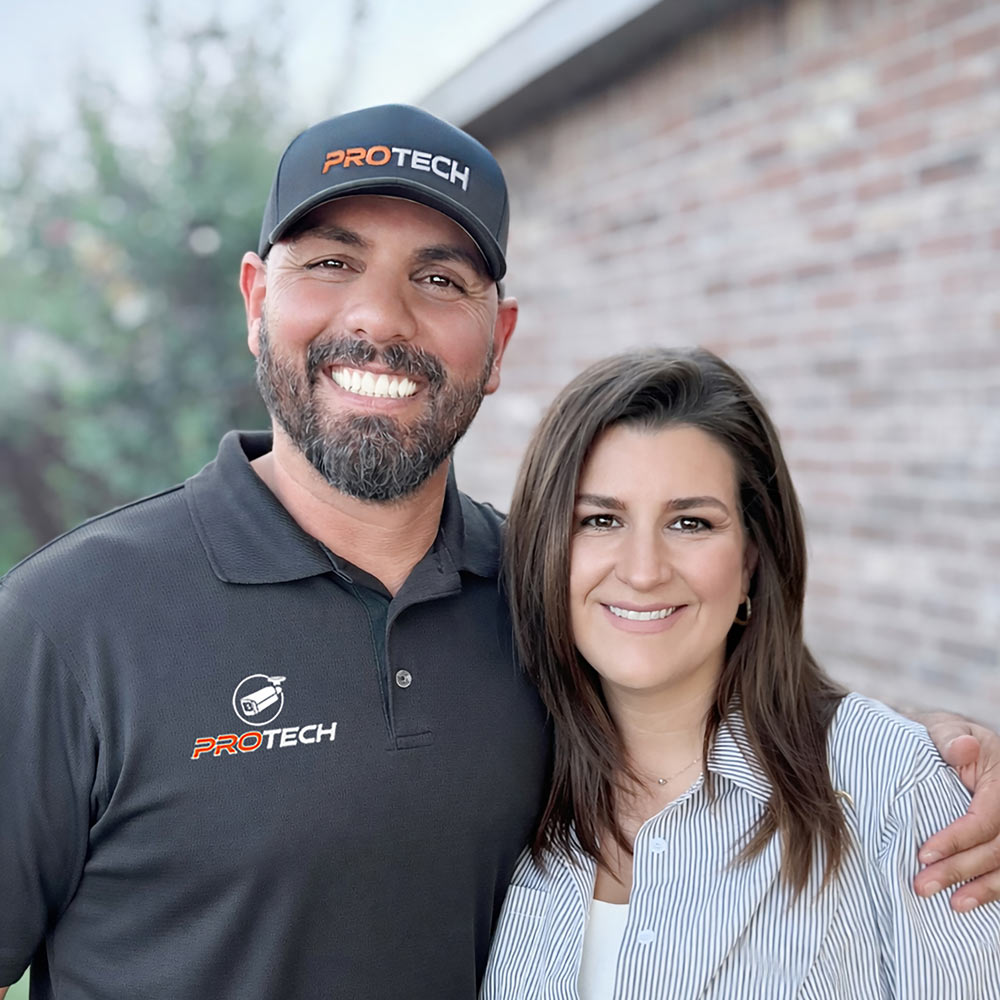 Protech Cameras Custom Security & Technology Solutions burleson crowley joshua texas Victor and Rachel Soria